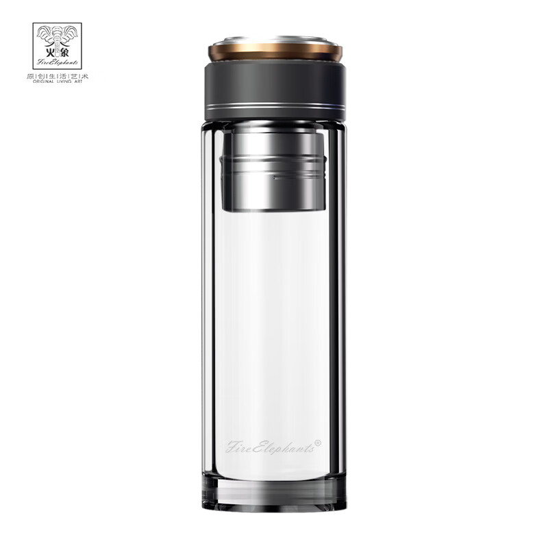 火象磁吸泡茶师玻璃杯350ml个高清大图