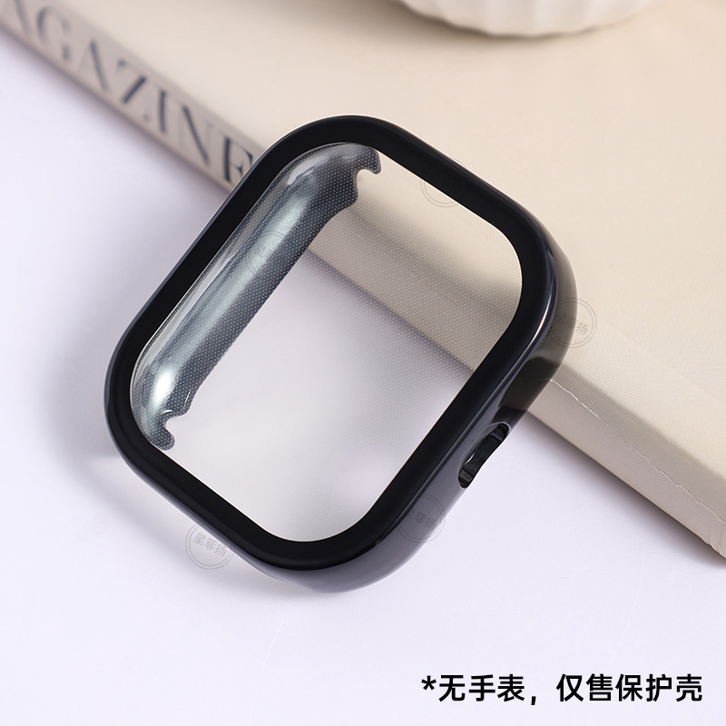 适用新款红米watch6保护壳redmi5钢化防摔保护壳膜一体Redmi4手表5代全包钢化膜表盘防刮摔智能运动3264高清大图