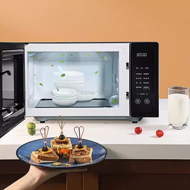 格兰仕(Galanz) 微波炉烤箱一体机 家用23升平板式 智能菜单新款S1-SDGF3!高清大图