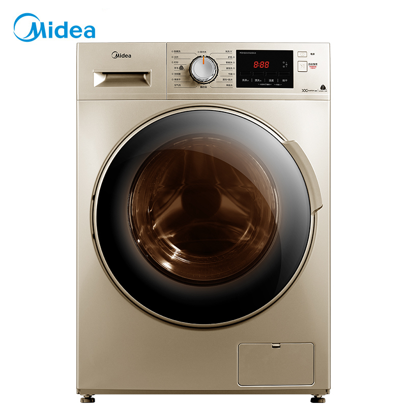 美的(Midea)10公斤全自动变频滚筒洗衣机干衣机 洗烘干一体 除菌除螨洗衣机60度恒温煮洗 MD100V332DG5高清大图