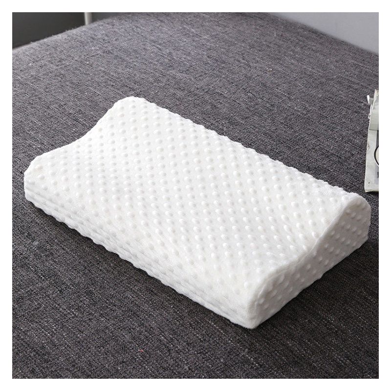 超柔慢回弹压泡记忆枕成人学生波浪形保健枕颈椎护颈枕头枕芯
