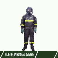 正亿达 分体式核辐射防护服 黑色 XL