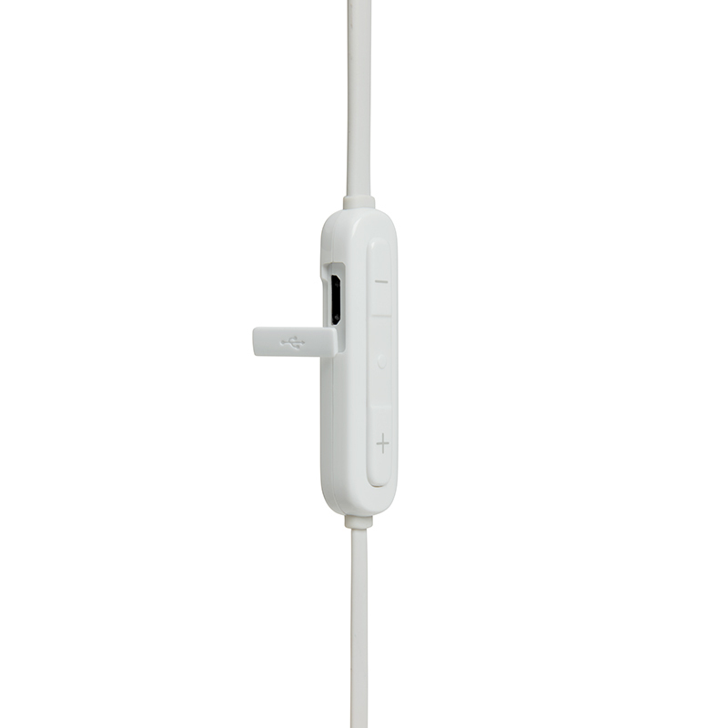 JBL T110BT 入耳式无线蓝牙耳机 运动跑步耳塞 白色 [保税仓发货]