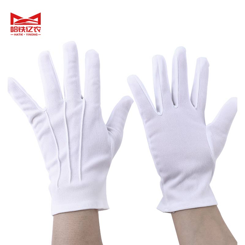 哈铁亿农 白色礼仪手套 均码/副高清大图