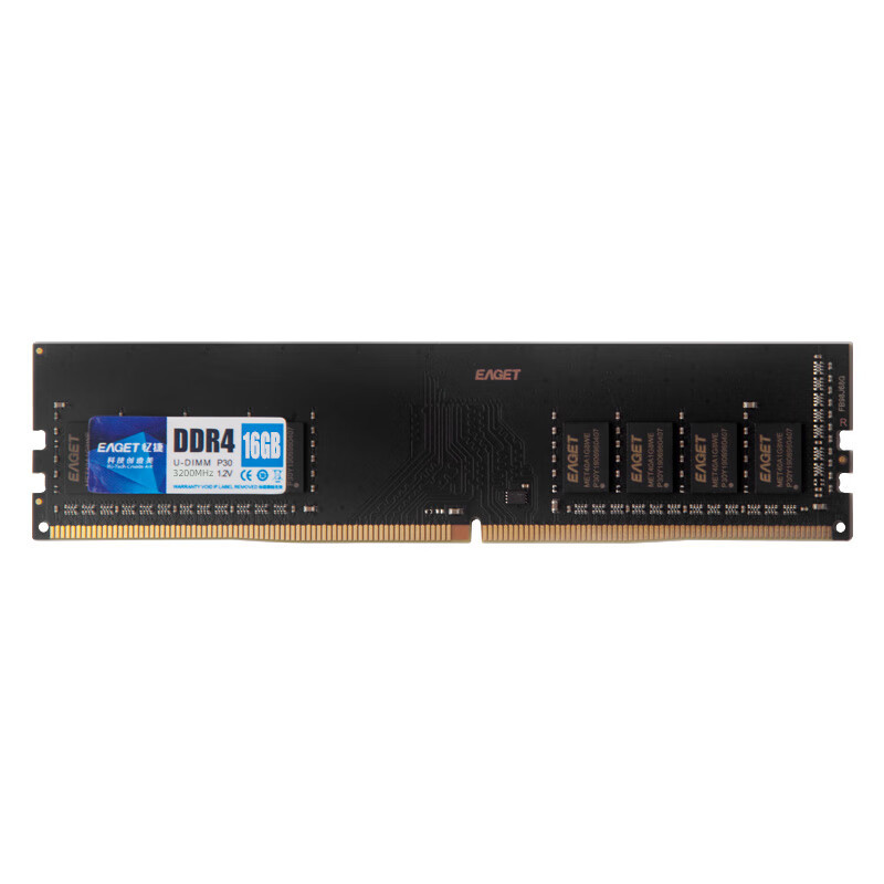 忆捷(EAGET)PC-DDR4 16G/3200 16GB台式机内存条原颗粒全兼容 P30