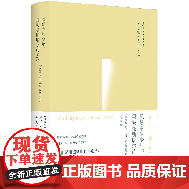 风景中的少年:霍夫曼斯塔尔诗文选(俄耳甫斯诗译丛)