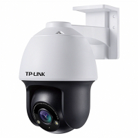 TP-LINK TL-IPC633P-D4 防尘防水300万高清PoE星光室外球机支架一体夜视摄像头机【官方标配】