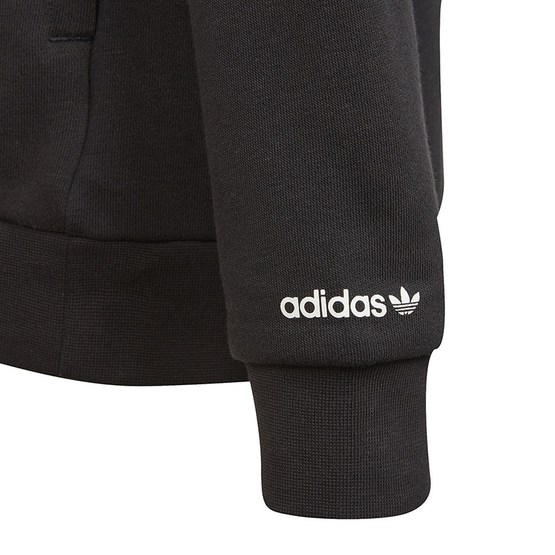 adidas 阿迪达斯三叶草男女大童秋季经典连帽运动卫衣 H32388