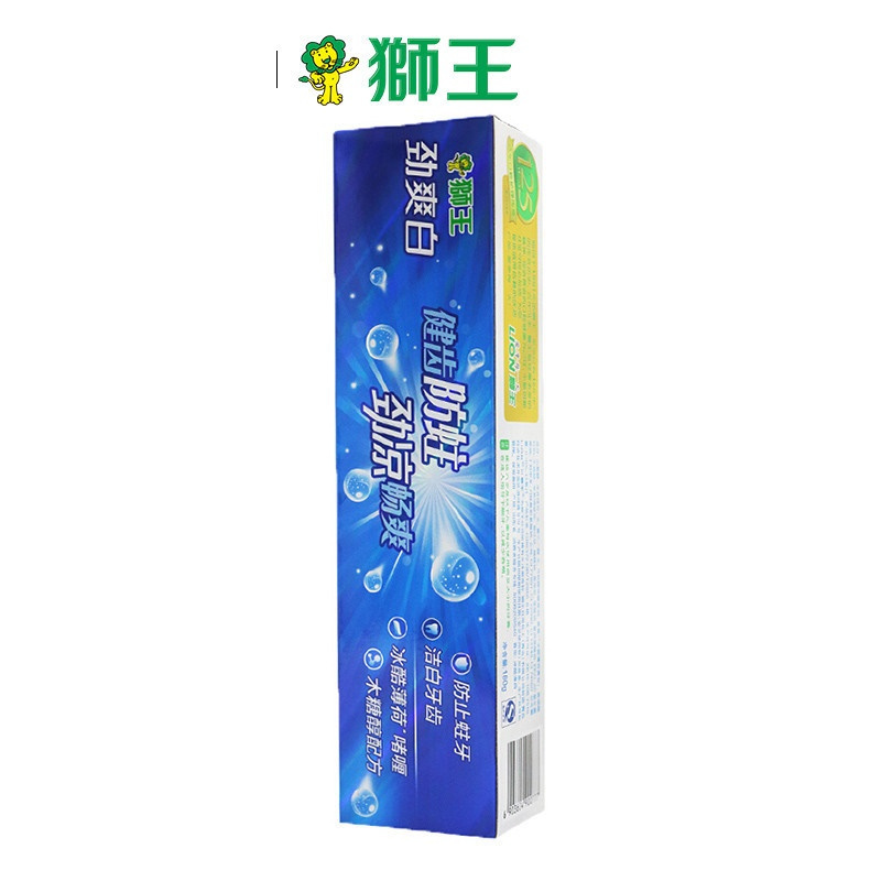 狮王 劲爽白 牙膏冰酷薄荷 180g(单位:支)