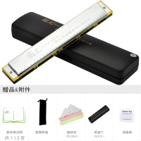 上海老品牌国光28孔C调复音重音高级口琴初学宽音域口琴演奏乐器