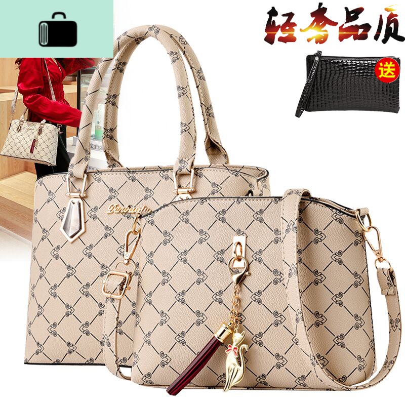 子母包2020新款百搭潮女士单肩斜跨包夏季时尚斜挎包大容量手提包NEWLAKE高清大图