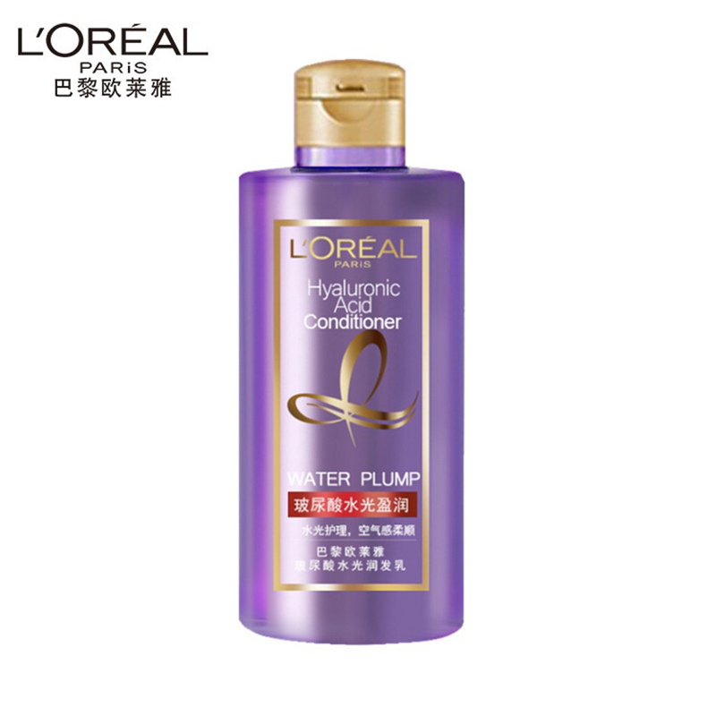 欧莱雅 紫安瓶玻尿酸水光洗发露润发乳平衡控油洗发露 100ml
