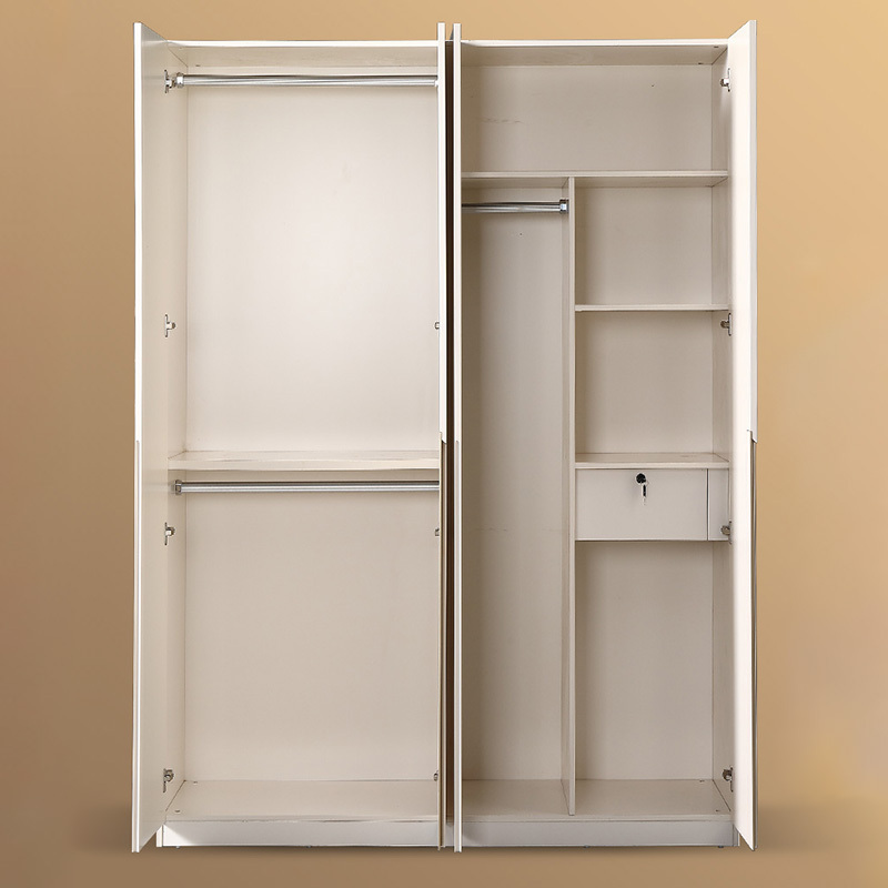 掌上明珠轻奢衣柜主次卧烤漆四门五门整体衣橱储物柜衣帽间收纳mz