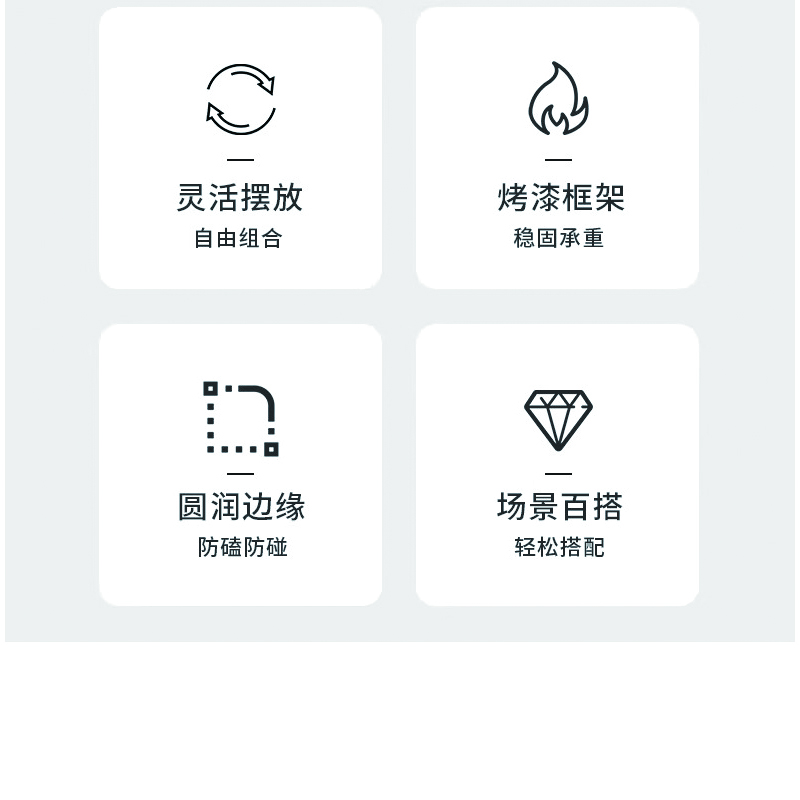 鑫龙悦岩板圆桌70cm张高清大图