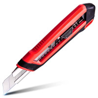 得力(deli) SK2塑柄重型美工刀(红)18mmDL018G