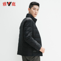yaloo/雅鹿羽绒服男 短款2018新款外套冬季男士立领羽绒服男