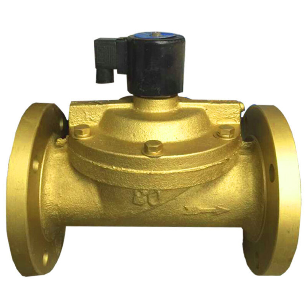 法兰电磁阀铸铁法兰电磁阀水用电磁阀先导式电磁阀dn40 50 65 80 100