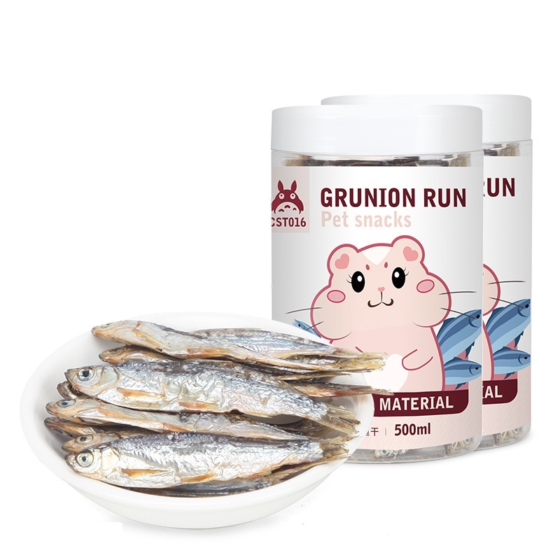 宠物零食淡水鱼干400ml*2仓鼠怀孕刺猬粮食饲料用品食物高清大图