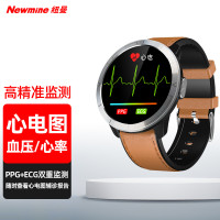 纽曼（Newmine）D6健康智能手环心率心电图高血压心脏检测仪中老年男女健身睡眠体温报警蓝牙手环