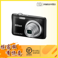 尼康(Nikon) COOLPIX A100 轻便型数码相机 国行黑色,家用便携高清数码相机