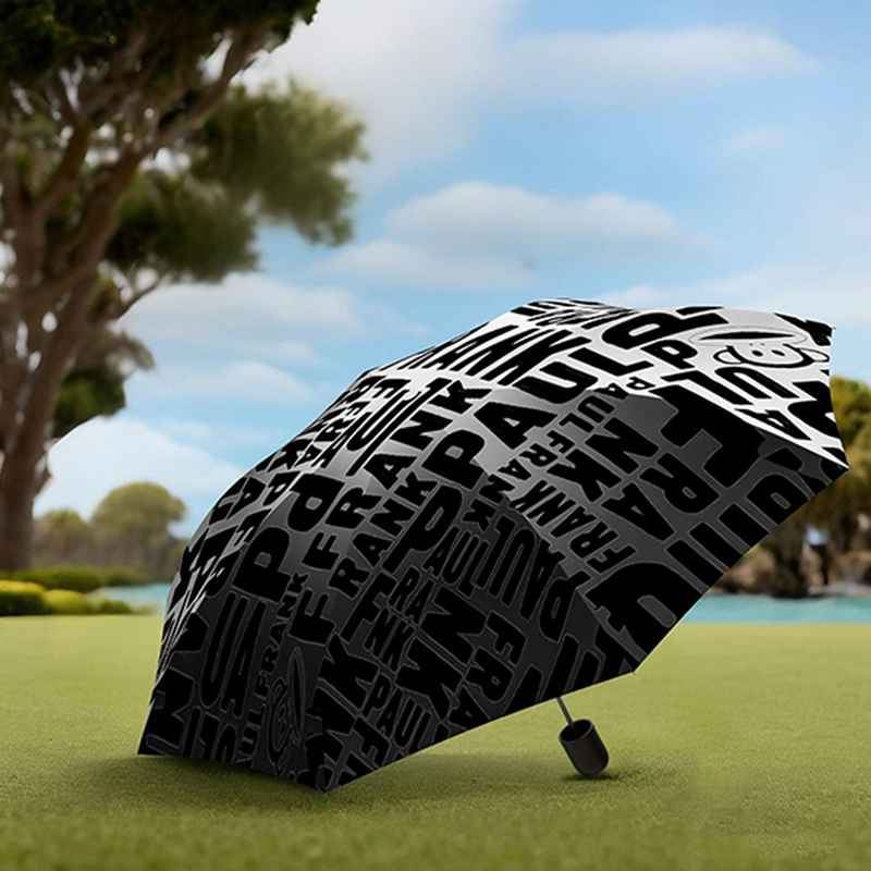 大嘴猴(Paul Frank) 八骨大伞面满印 三折雨伞PFU203高清大图