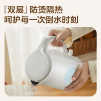 美的(Midea)电热水壶MK-SH17M301-PRO电水壶1.7升烧水壶热水壶食品级316不锈钢双层防烫暖水壶大容量