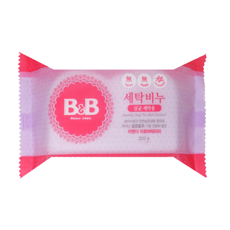 B&B/保宁洗衣皂抗菌薰衣草200g*3件装