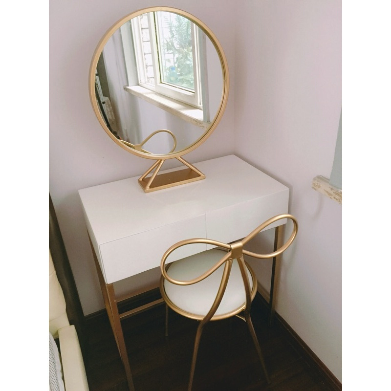 双面浴室创意无框化妆镜梳妆镜卫生间套装桌子120加镜子60加蝴其他