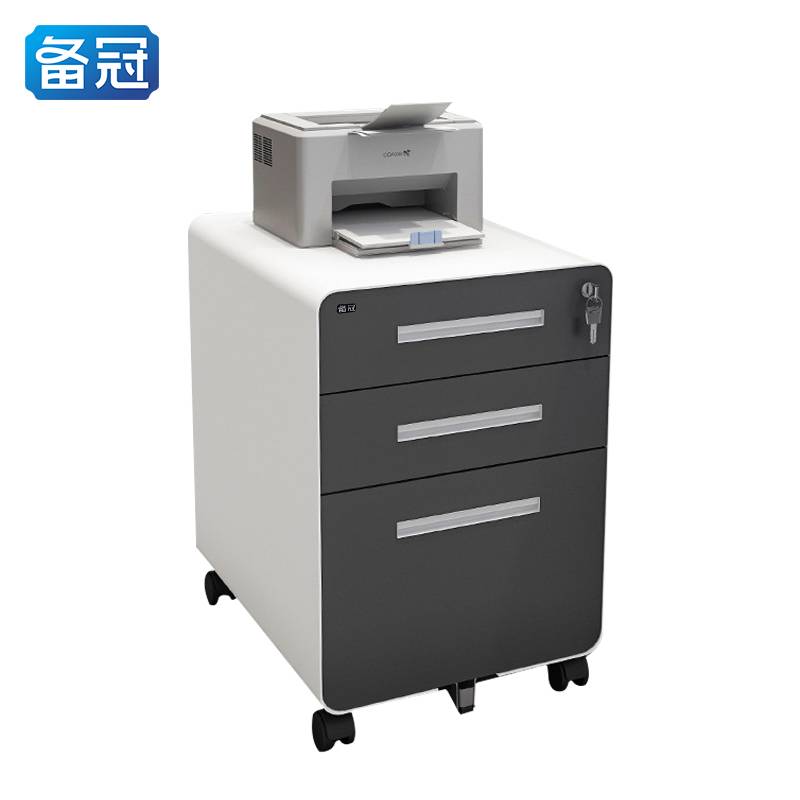 备冠 储物柜 深灰套白 个高清大图