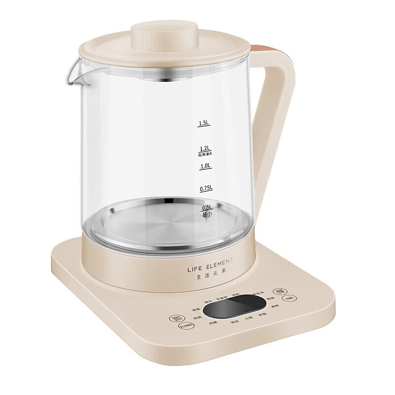 生活元素 LIFE ELEMENT 养生壶办公室家用多功能小型烧水壶煮茶器煮茶壶 D61