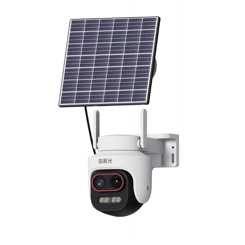 小湃Z4D太阳能监控摄像头4G免流量户外免插电远程360度高清全彩夜视 256G