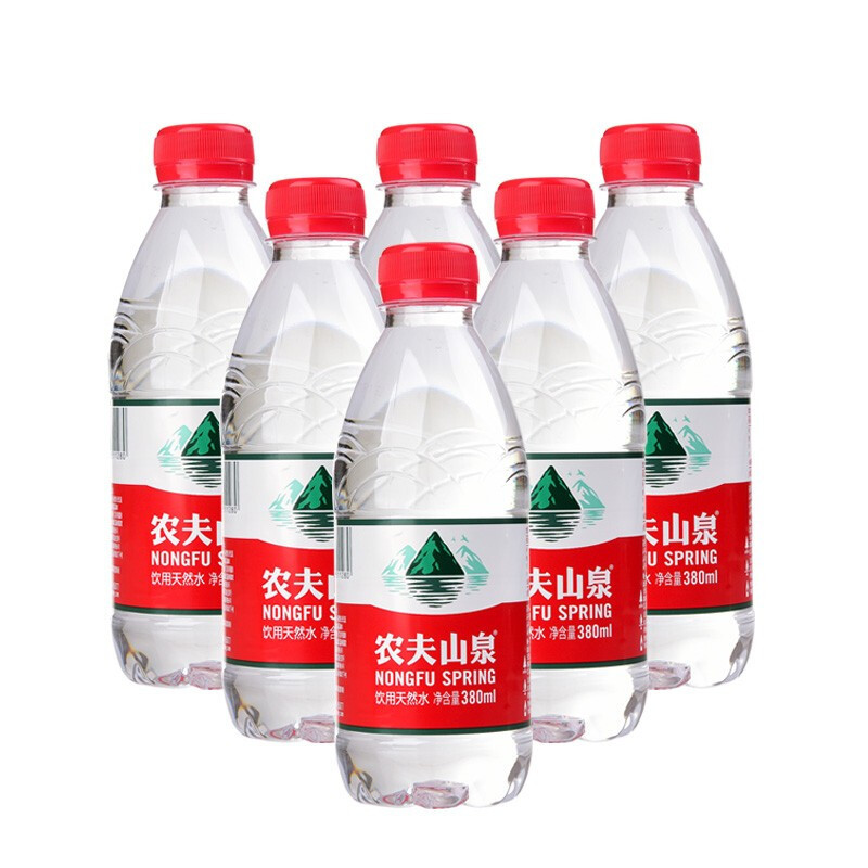 农夫山泉天然水380ml量贩装12入塑包装10箱装z