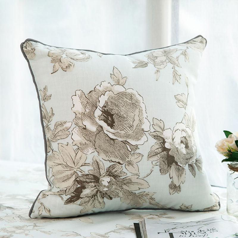 定制#配套飘窗垫#窗台垫#榻榻米 花4号30X45cm腰枕