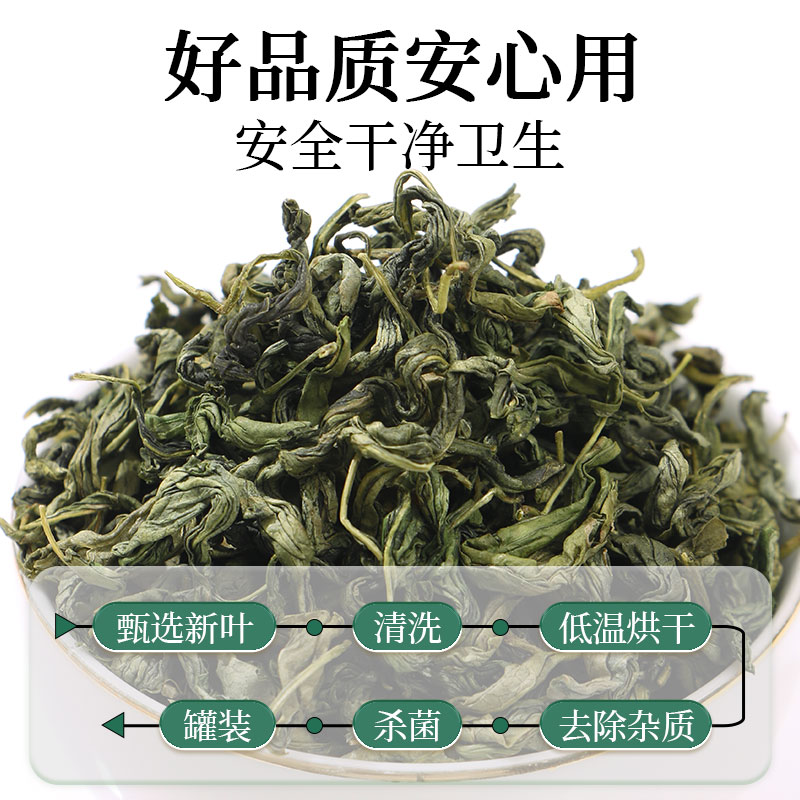北京同仁堂内廷上用刺五加50g嫩叶头茬新鲜嫩叶茶干果刺五加茶官方店正品高清大图