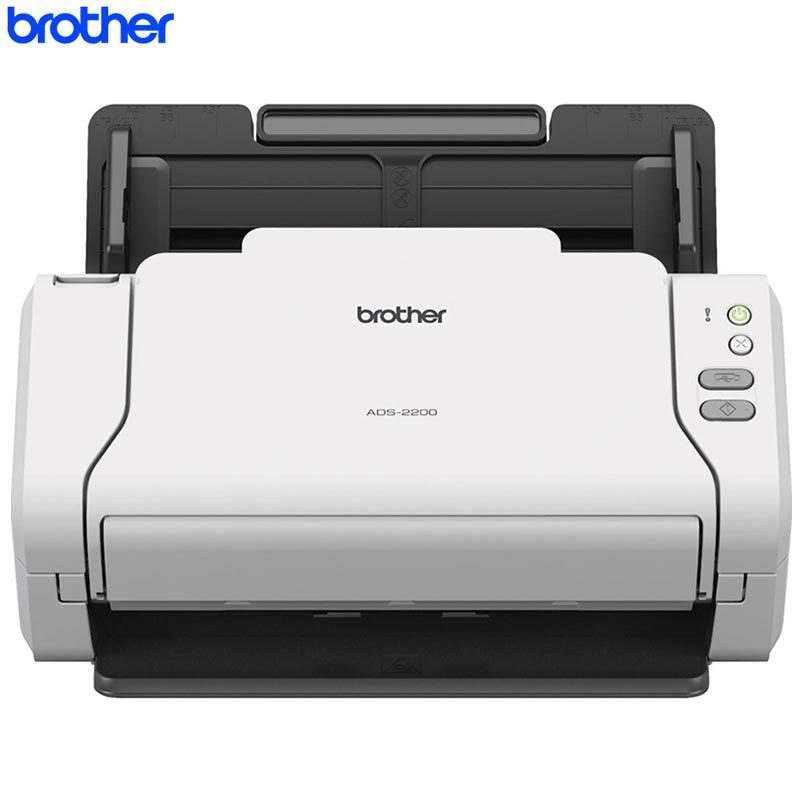 兄弟(brother) ADS-2200高速办公扫描仪 U盘扫描 One touch一键式扫描 5,000mm超长纸扫描