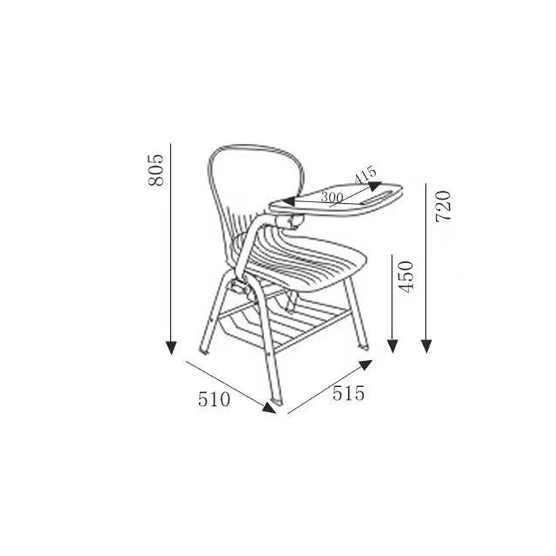 Easylife XSY000105 600mm*620mm*座高430mm(背高810mm)蓝色 音乐椅高清大图