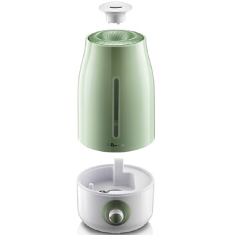 小熊(Bear) 加湿器家用迷你空调空气办公室静音香薰 3升 JSQ-A30W5 绿色