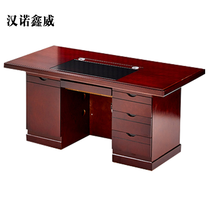 汉诺鑫威1.4米油漆桌电脑桌职员桌班台写字台老板桌[工厂现做 7天内发货]高清大图