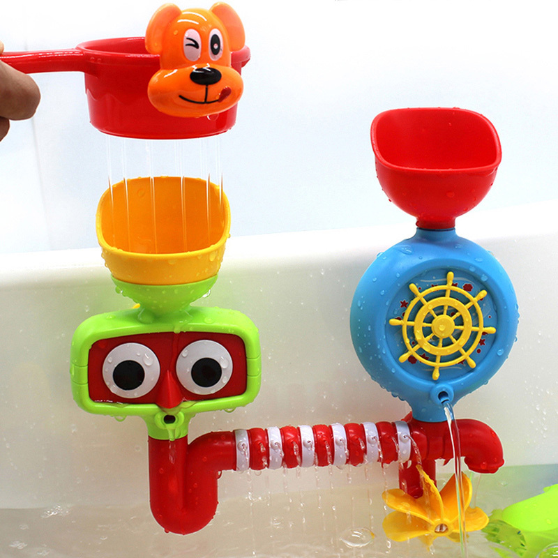 优赫抖音同款宝宝洗澡玩具玩水转转乐花洒儿童婴儿浴室戏水玩具13岁