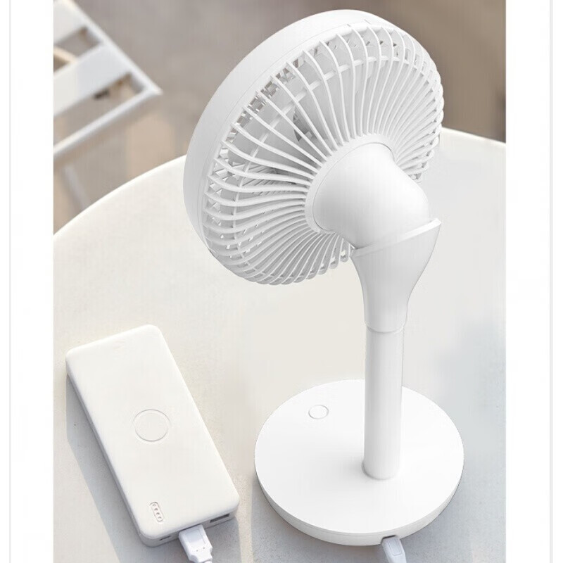 美的(Midea)家用宿舍办公室迷你便携式小型台式 七叶节能低噪电扇 FTD15XA高清大图