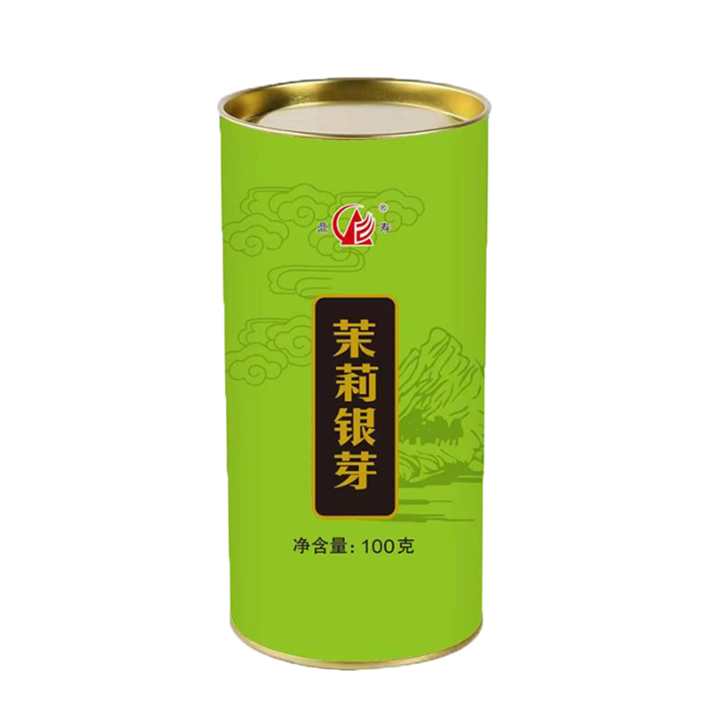 鼎寿茉莉银芽花茶 100克 罐高清大图
