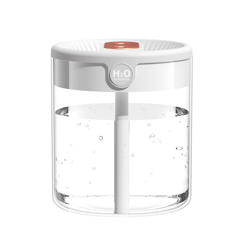 对伴新款2L双喷加湿器usb大容量家用静音卧室办公室数显加湿器批发