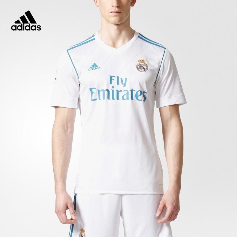 adidas 阿迪达斯 足球 男子 皇家马德里 短袖上装 白 B31109