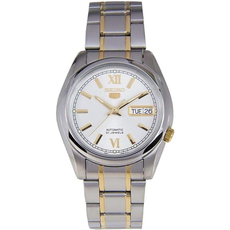 Seiko/精工女士自动机械银盘手表mm表盘米防水简约时尚表带