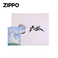 zippo打火机 九尾狐夜光珐琅彩官方正版防风煤油火机限量版送男友礼物女友生日礼品...