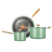 荣事达 森雅精铁三件套（炒锅32cm+汤锅20cm+奶锅16cm）