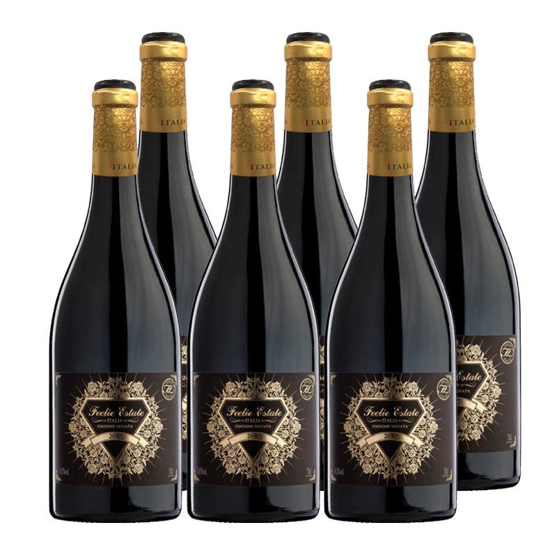 意大利原瓶进口红酒整箱 意大利菲尼庄园干红葡萄酒750ml*6图片