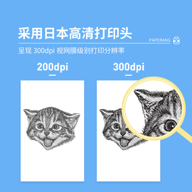 喵喵机C1+C-BGJ 5盒高清宽幅错题打印机 三代MAX作业帮学生错题整理神器家用迷你便携照片热敏打印机