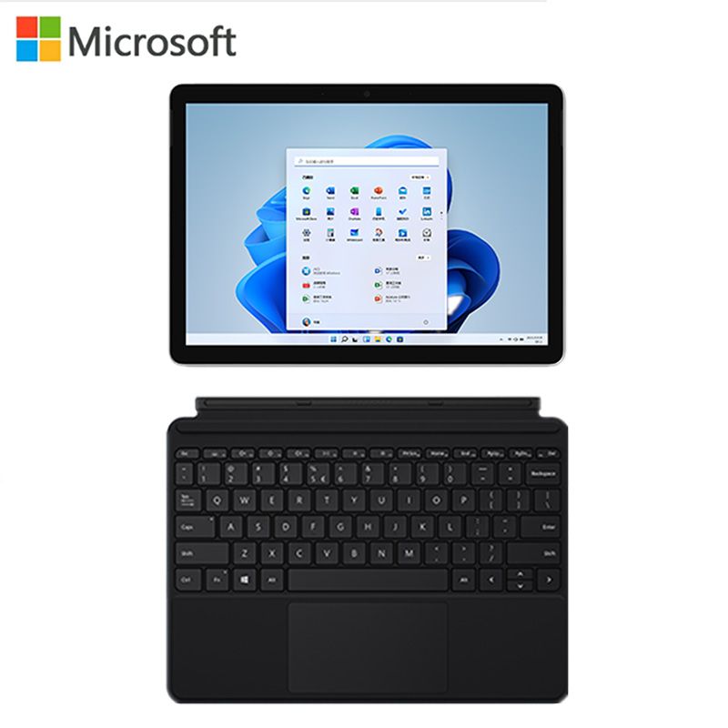 微软Surface Go3 酷睿i3 8G+128G 二合一平板电脑 典雅黑+典雅黑键盘盖10.5英寸轻薄本