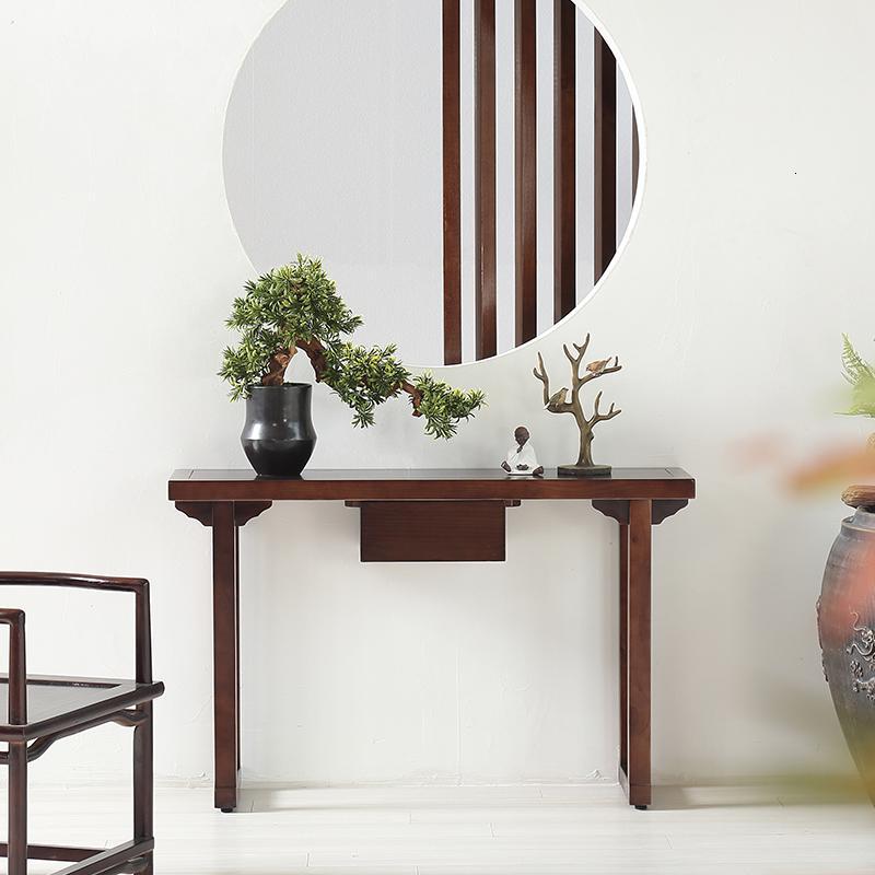 新中式玄关桌闪电客玄关台条案现代简约玄关柜长条供桌靠墙边几